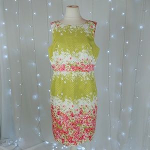 Tahari Arthur S. Levine Floral Sheath Dress